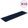 vidaXL Maty na schody samoprzylepne 15 szt. 76x20 cm Granatowe prostokątne
