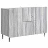 vidaXL Bufet Szary Sonoma 89 x 34,5 x 62 cm Drewno inżynieryjne