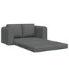 vidaXL Sofa Bed ciemno szary 148 x 71 x 83 cm tkanina
