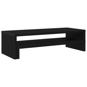 vidaXL Podstawka pod monitor, czarny dąb, 54x22x15 cm