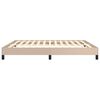 vidaXL Rama łóżka, kolor cappuccino, 180x200 cm, sztuczna skóra