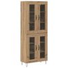 vidaXL Highboard Dąb rzemieślniczy 69,5 x 34 x 90 cm