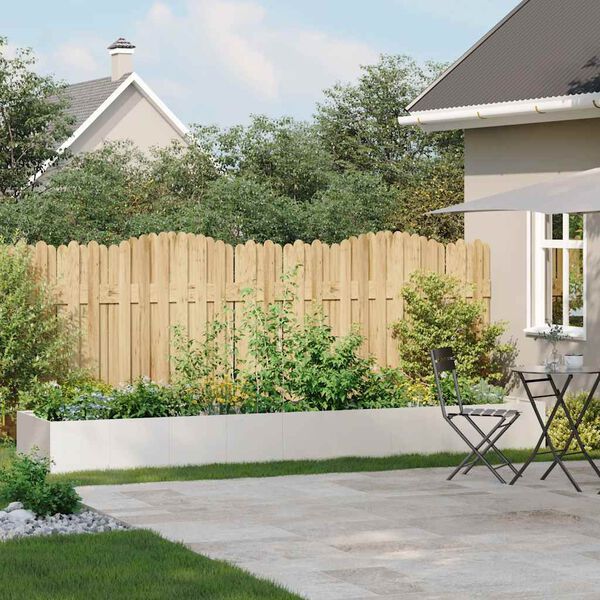 vidaXL Doniczka 360x80x40 cm Stal nierdzewna