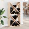 vidaXL Regał na wino 2 pcs Naturalny 62 x 25 x 62 cm