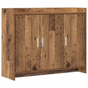 vidaXL Bufet Stare drewno 98,5 x 33 x 80 cm Drewno inżynieryjne