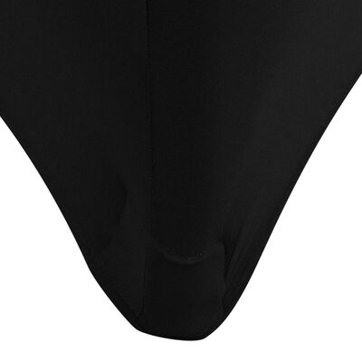 vidaXL Elastyczne pokrowce na stół, 2 szt.,183x76x74 cm, czarne