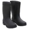 vidaXL Kalosze, czarne, rozmiar 41, PVC