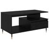 vidaXL Stolik kawowy Czarny Dąb 90 x 49 x 45 cm Drewno inżynieryjne
