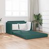 vidaXL Sofa Bed 110cm Ciemna zieleń tkanina