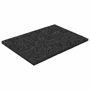 vidaXL Pad Patio z Granulatem Gumowym Czarny 6 x 9 x 0,3 cm Guma