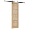 vidaXL Drzwi przesuwne ORKDAL 61 x 198,5 cm Lite drewno sosnowe