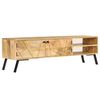 vidaXL Szafka pod telewizor, lite drewno mango, 140 x 30 x 40 cm