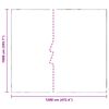 vidaXL Plandeka z oczkami przezroczysty 10 x 12 m Polietylen