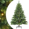 vidaXL Sztuczna choinka z 150 diodami LED Zielony 150 cm PE i PVC