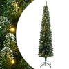 vidaXL Sztuczna, smukła choinka, 300 lampek LED, 240 cm