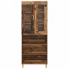 vidaXL Highboard Stare drewno 69,5 x 34 x 180 cm