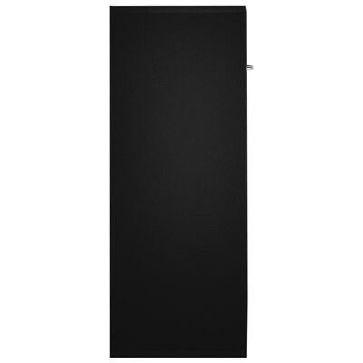 vidaXL Szafka, czarna, 60 x 30 x 75 cm, płyta wiórowa