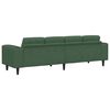 vidaXL Sofa Ciemna zieleń 250 x 77 x 76 cm Tkanina sztruksowa
