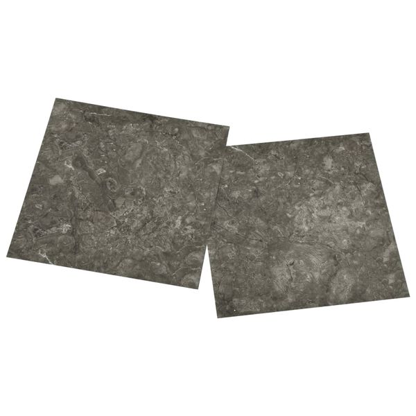 vidaXL Samoprzylepne panele podłogowe, 20 szt., PVC, 1,86 m², szare