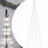 vidaXL Choinka LED 550 LED Zimna biel 300 cm