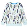 Bluza dziecięca, jasnoniebieski melanż, 128