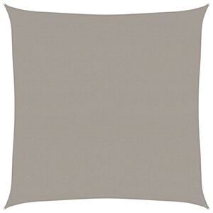 vidaXL Żagiel przeciwsłoneczny, 160 g/m&sup2;, jasnoszary, 7x7 m, HDPE
