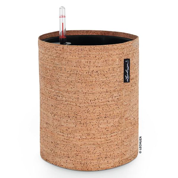 LECHUZA Doniczka TRENDCOVER 23 Cork all-in-one, jasna, naturalna
