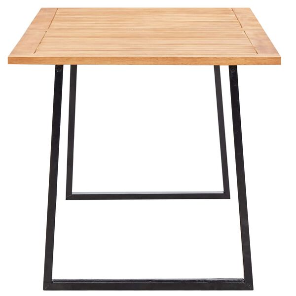 vidaXL 7-cz. zestaw mebli do ogrodu, polirattan i drewno akacji, szary