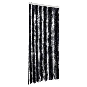 vidaXL Zasłona przeciwko owadom, antracytowa, 100x230 cm, szenil
