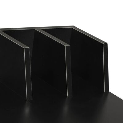 vidaXL Biurko, czarne, 80 x 50 x 84 cm