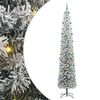 vidaXL Sztuczna choinka z podstawą Zielony 300 cm PVC, stal i plastik
