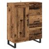 vidaXL Highboard z szufladą Stare drewno 69,5 x 34 x 180 cm