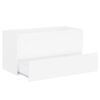 vidaXL Zestaw mebli łazienkowych, biały, płyta wi&oacute;rowa