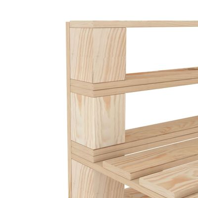 vidaXL Ogrodowe siedzisko z palet, drewniane
