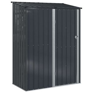 vidaXL Schowki ogrodowe Antracyt 153,5 x 86 x 200 cm Metal