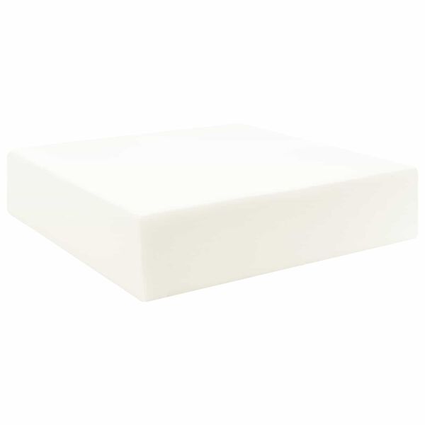 vidaXL Poduszka na siedzisko Czarny 40 x 40 x 11 cm Pianka PU