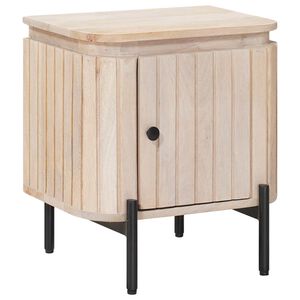 vidaXL Ręcznie wykonana szafka nocna Biały 40 x 30 x 45 cm