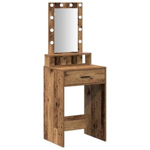 vidaXL Toaletka Brązowy 50 x 41 x 140 cm Drewno inżynieryjne