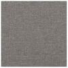 vidaXL Wejściowy zagł&oacute;wek 12 pcs Jasnoszary 30 x 30 cm tkanina
