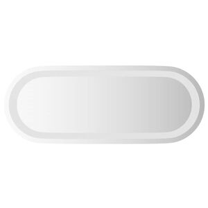 vidaXL Lustro łazienkowe z LED, 50x20 cm, owalne