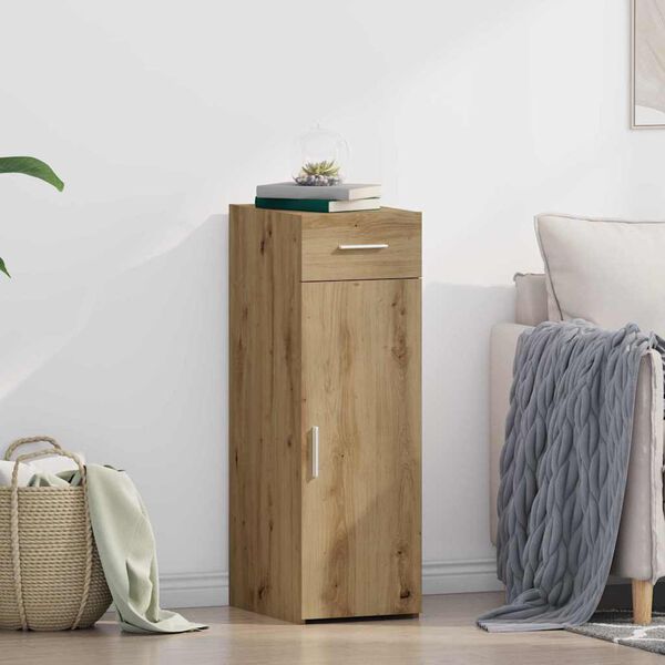 vidaXL Bufet z szufladą Dąb rzemieślniczy 30 x 42,5 x 93 cm