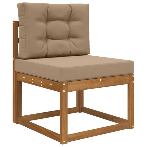 vidaXL Poduszka do sofy na zewnątrz 2 pcs Ciemnoszary Poliester