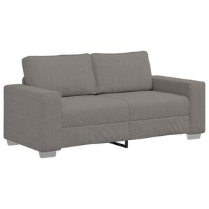 vidaXL Sofa dwuosobowa, jasnoszara, 180x77x82 cm, tkanina sztruksowa