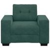 vidaXL Sofa Fotel Ciemnozielony 100x78x80 cm Aksamit