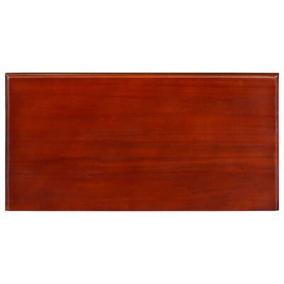 vidaXL Stolik konsolowy, klasyczny brąz, 60x30x75 cm, drewno mahoniowe