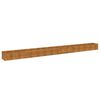 vidaXL Podwyższona grządka ogrodowa 580x50x36 cm, stal Corten