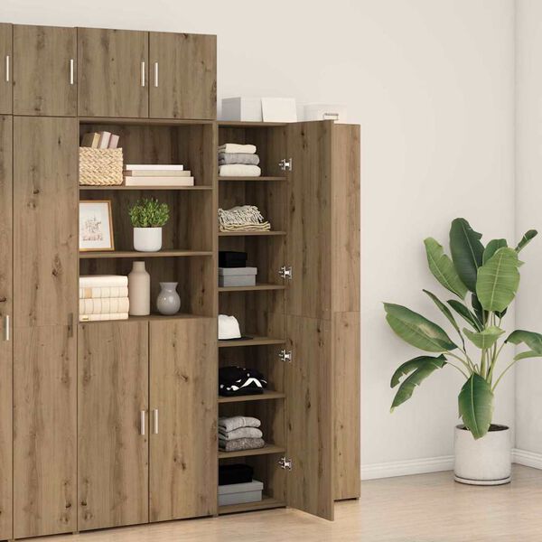 vidaXL Highboard dąb artisan 40 x 42.5 x 185 cm