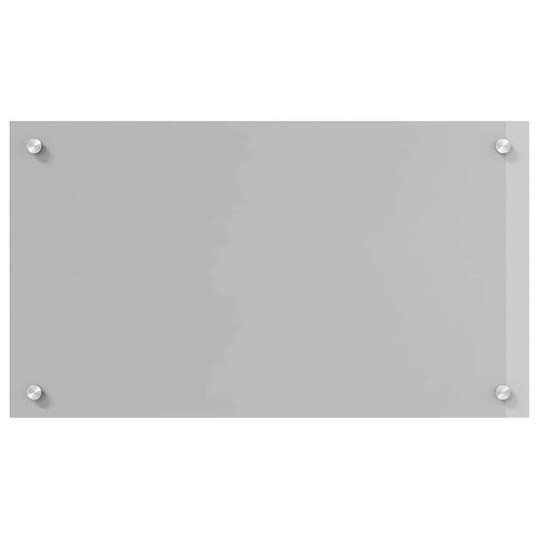 vidaXL Prz&oacute;d kuchenny 2 pcs Jasnoszary 70 x 40 cm szkło hartowane