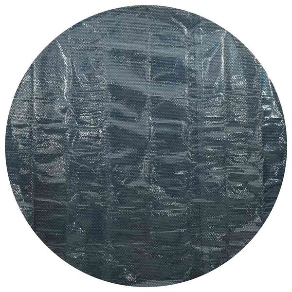 vidaXL Pływająca folia solarna z PE na basen, 300 cm, czarno-niebieska