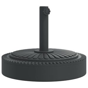 vidaXL Podstawa do parasola, do słupk&oacute;w &Oslash;38/48 mm, 25 kg, okrągła